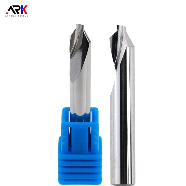 Single-Flute Spiral End Milling Cutter