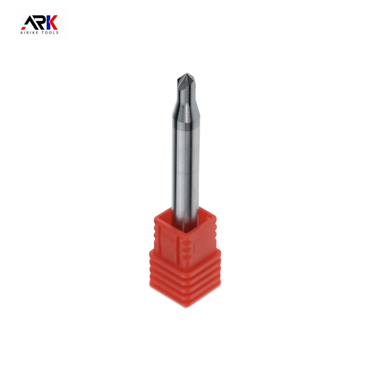 Six stainless steel high-gloss milling cutters